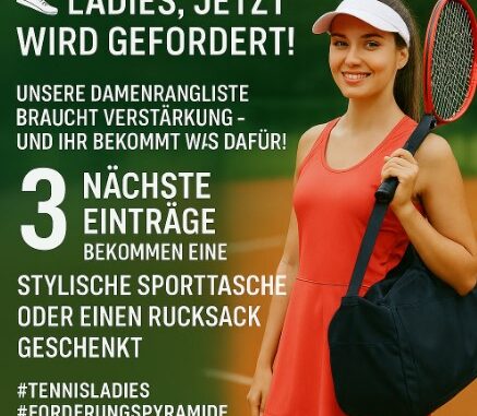 TennisDamenRanglisteTaschenaktion2025