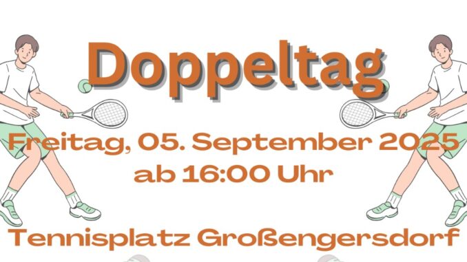 September Tennis Doppeltag